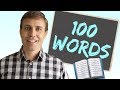 100 Most Common Words in English | YOU NEED TO KNOW THESE WORDS