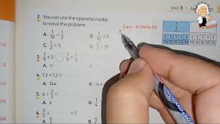 unit 8 assessment math grade 6 term 2 حل المعاصر ماث سادسة ابتدائي
