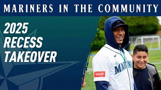 Mariners Takeover Recess at Local Elementary Schools