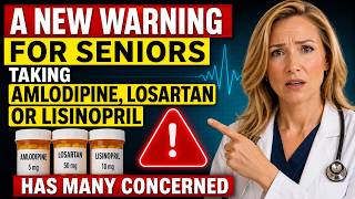 A NEW WARNING FOR SENIORS TAKING AMLODIPINE, LOSARTAN OR LISINOPRIL HAS MANY CONCERNED