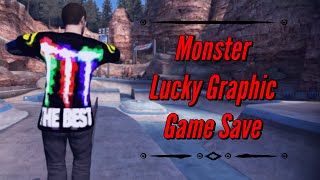 Monster Lucky Game Save (Skate 3)