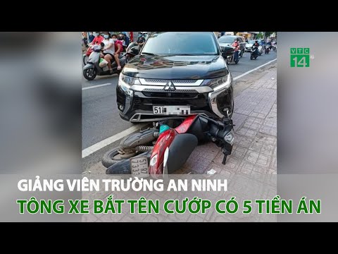 Video Giảng viên trường An ninh tông xe bắt tên cướp có 5... - YouTube