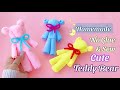 How to make teddy bear at home  without glue  sew  diy teddy bear  toy tutorial shorts