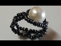 Жүзік бисерден "Меруерт"/Ring from beads "Pearls"