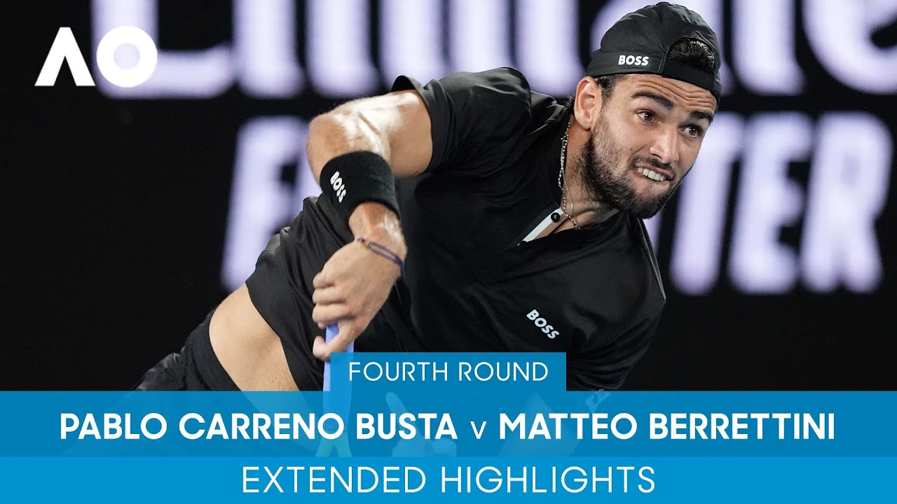 berrettini carreno busta streaming