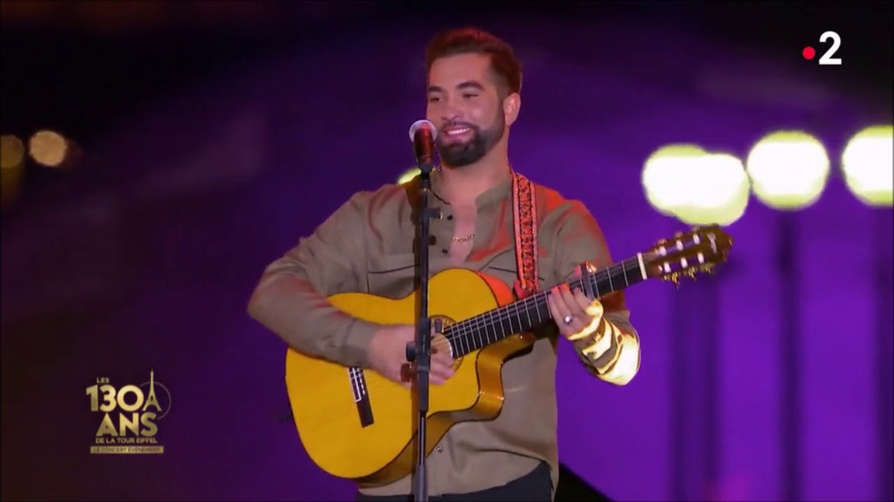 Kendji Girac Les 130 ans de la Tour Eiffel La bohème et Tiago