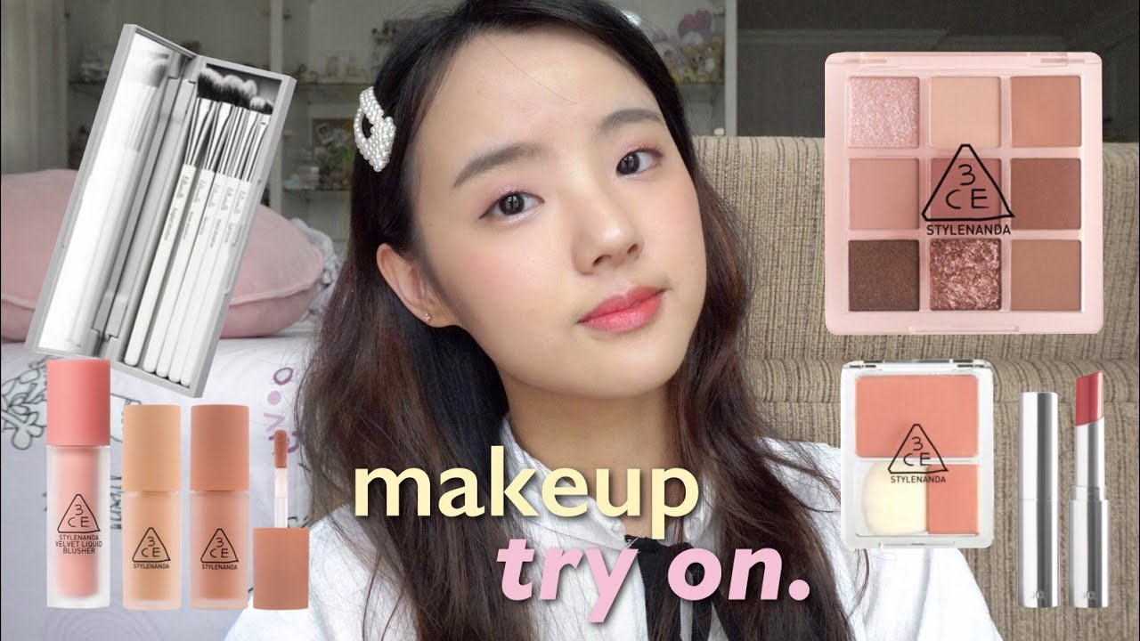 กิโกะลองของ | 3CE Some Def Palette, ปัดแก้ม, ลิป, Eye Primer + fillimilli Brush | Dearkiko