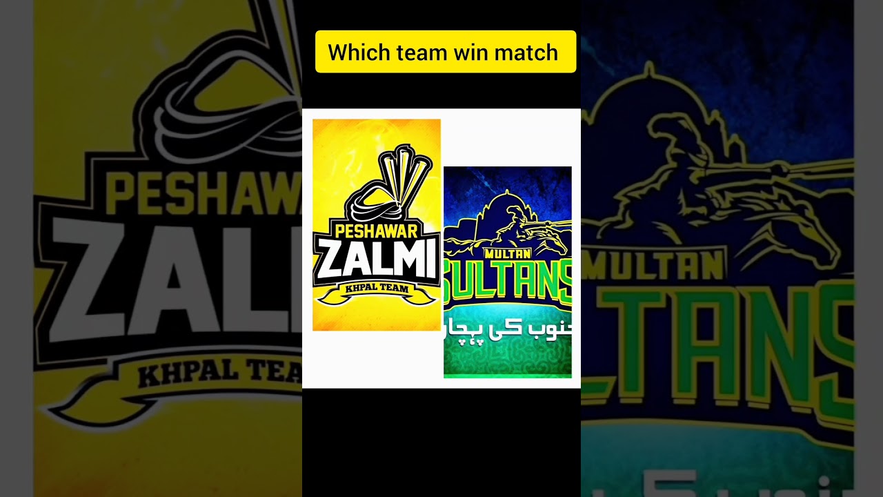 Which team win the match 