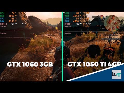 GTX 1060 3GB vs GTX 1050 ti 4GB - Teste comparativo em 5 jogos!