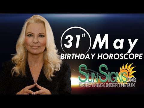 Video: Under What Sign Of The Zodiac Are Born On May 31