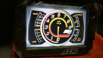 AEM CD-5 connected to AEM EMS v2