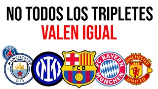 : Todos los equipos ganadores del triplete explicados en 8 minutos
