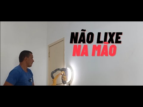 Não lixe parede na mão!