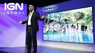 Ces 2018 Samsung Debuts Giant 146-Inch Modular Tv - Ign News