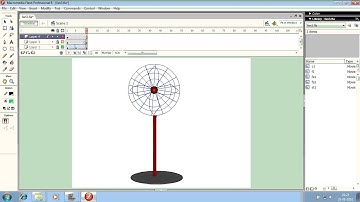 Macromedia flash 8 : Making an electric fan (full video)