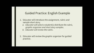 Lesson Planning Series: Guided Practice