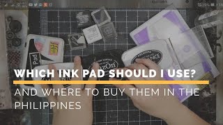 Stamping Basics: Black Ink Pads Comparison (Part 1)