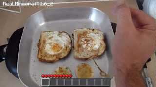 Real Life Minecraft Cooking - TOADS IN THE HOLE (Realistic Minecraft)