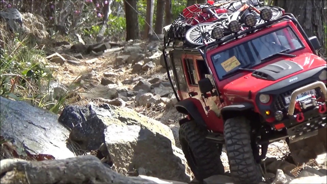 Kwak's RC TRAIL - Trail in the spring of 2019. (CFX-W chassis)