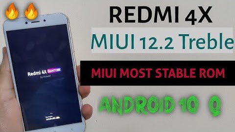 Redmi 4X- MIUI 12.2 Xiaomi.Eu Best Stable MIUI Rom | Bugs Free | Oct 2020 | ANDROID 10 | Santoni Rom