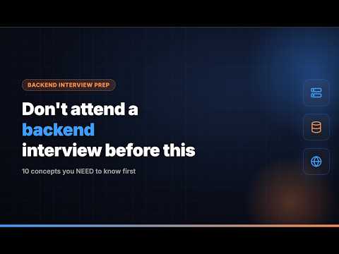 Don't Attend a Backend Interview Before Watching This