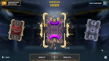 10x ROBOT GOLD DATA PAD OPENING || WAR ROBOTS