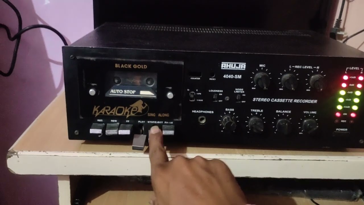Sold Ahuja 4040sm cassette player with recording for sale contact 9468657889 price 6800 rupay