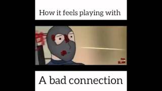 How it feels playing with a bad internet connection! ( funny gaming moments ) screenshot 2