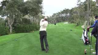 Geoff Ogilvy 2013 Pebble Beach Spyglass also Slow Motion 60fps