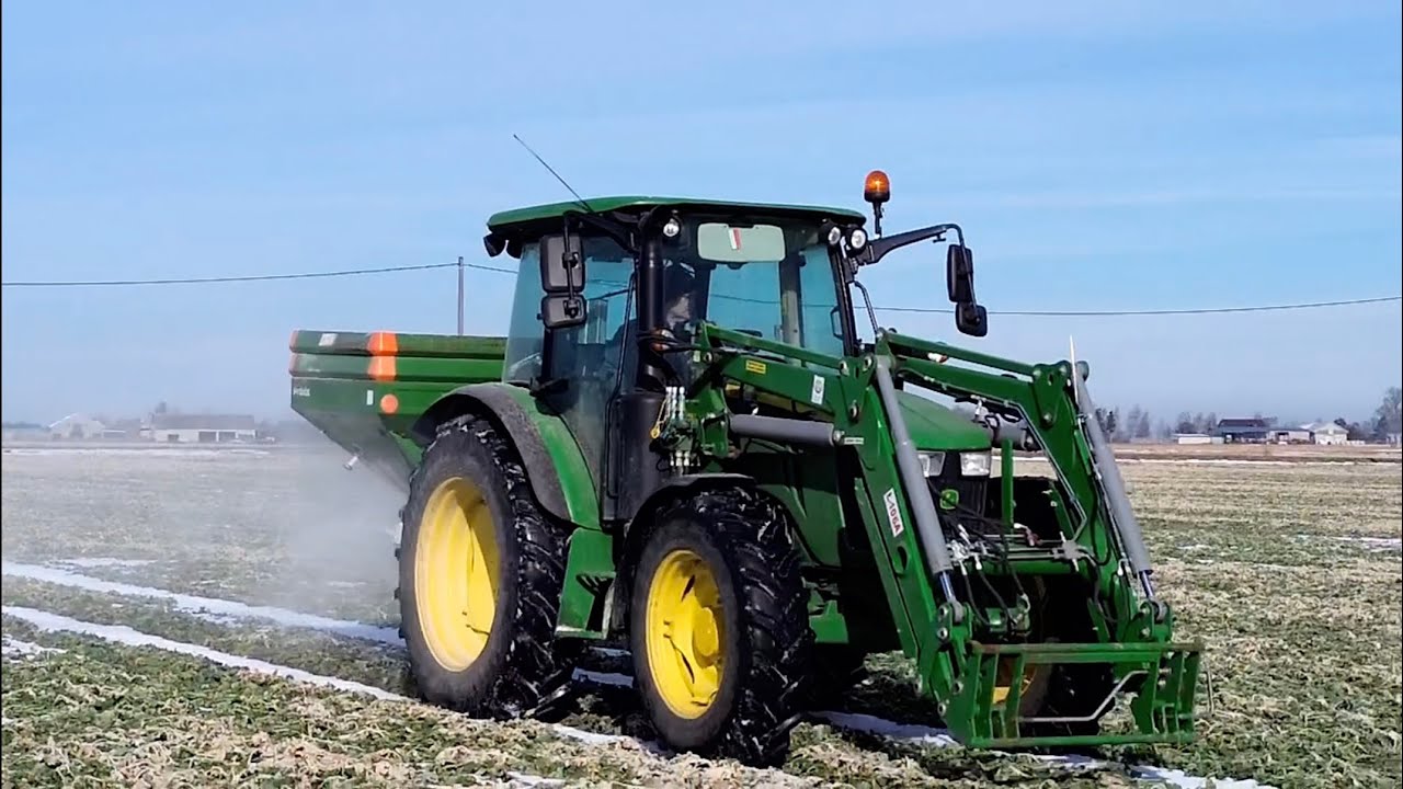 Jedziemy z siarką‼️2026 John deere 5090m-Amazone🚀🚀🚀