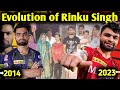 Evolution of rinku singh 20142023  from domestic to ipl  tellywood gyan