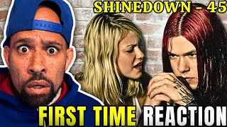 Rapper FIRST time REACTION to Shinedown - 45!! This is a POETIC PAINTING of PAIN,, Sheesh....