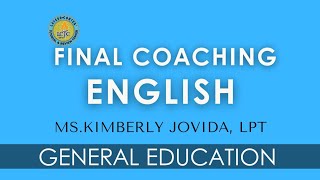 LCTC | FINAL COACHING FOR LET SEPTEMBER 2023 General Education