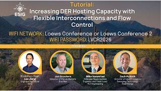 2026 Tutorial: Increasing DER Hosting Capacity with Flexible Interconnections and Flow Control