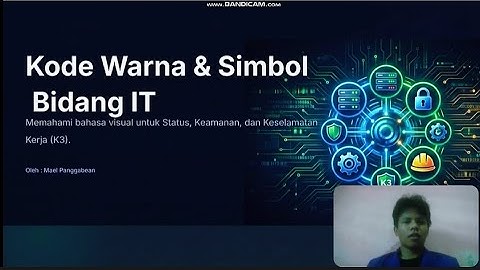 Penjelasan Kode Warna, Simbol dan Lambang K3 pada Bidang IT