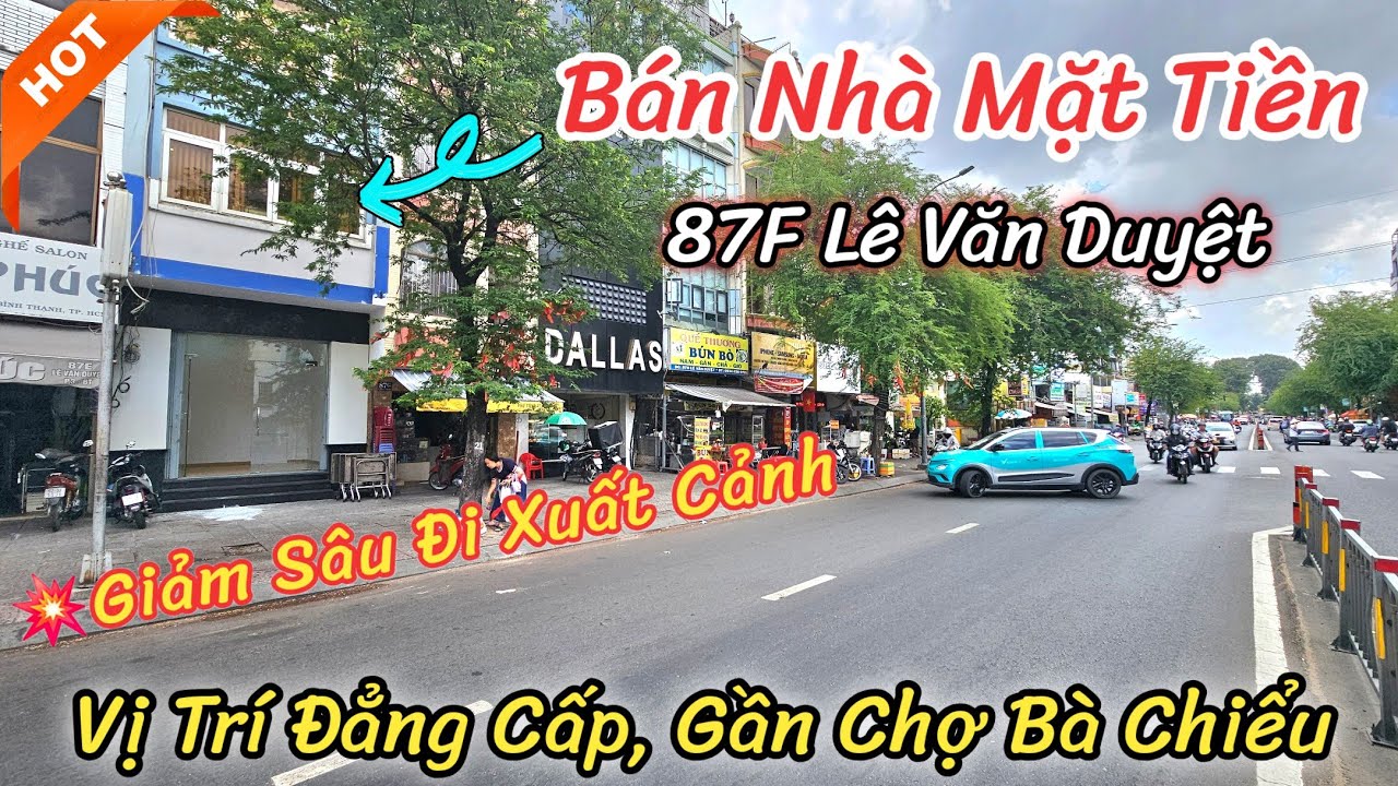 Chủ Đi Định Cư | Bán Gấp Nhà Mặt Tiền Kinh Doanh Lê Văn Duyệt | Gần Chợ Bà Chiểu
