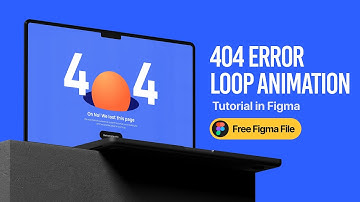 404 page loop animation in Figma Tutorial