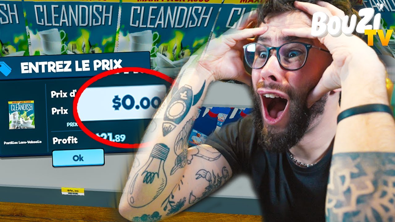MON SUPERMARCHÉ DEVIENT GRATUIT ?! (Supermarket Simulator