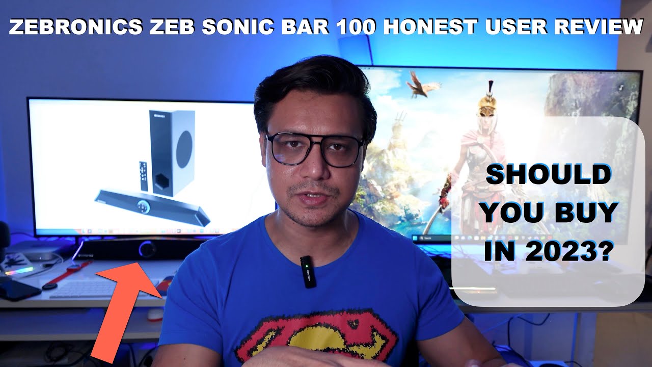 ZEBRONICS Zeb Sonic BAR 100 Soundbar with Subwoofer Honest User Review | Punchi Man Tech