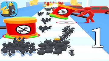 Tiny Run 3D Game 🐜  All Levels Gameplay Walkthrough New Update Level TR1213