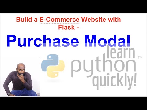 Learn Python in Tamil | E-Commerce Website with Flask - Purchase Modal Configuration Python in Tamil