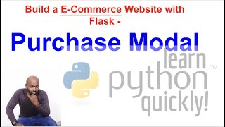 Learn Python in Tamil | E-Commerce Website with Flask - Purchase Modal Configuration Python in Tamil