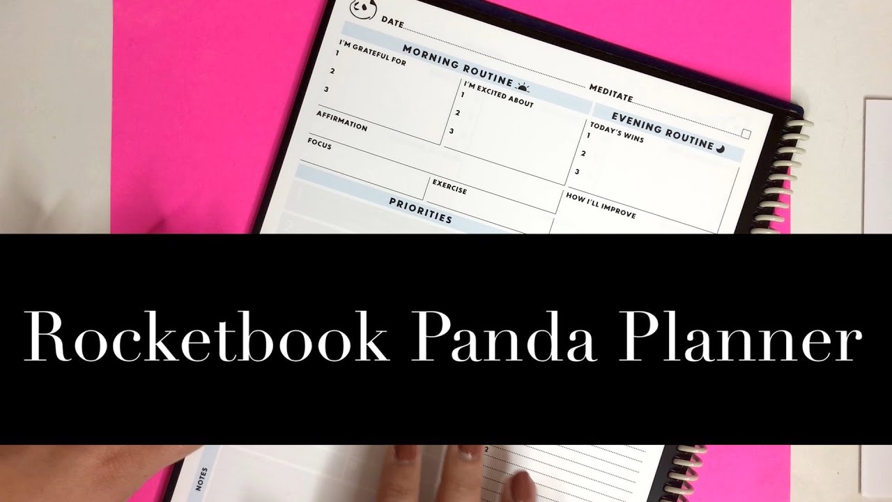 New Rocketbook Panda Planner & Reusable Digital Notebook!
