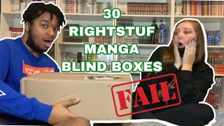 $1 MANGA BLIND BOX FAIL! | RIGHTSTUF BLIND BOX UNBOXING