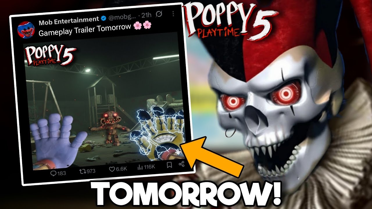 Poppy Playtime: Chapter 5 - New Official Gameplay Trailer Has Coming Tomorrow??⭐⭐ (New Update)