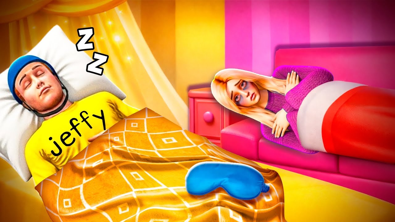 Jeffy & CRAZY FAN GIRL SLEEPOVER in GTA 5!