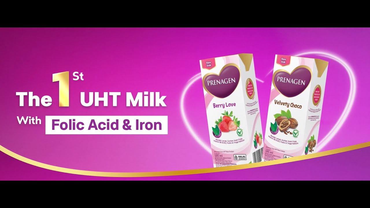 PRENAGEN UHT, Susu UHT Pertama dengan Folic Acid & Iron. Bumil Sat Set? Siapa Takut!