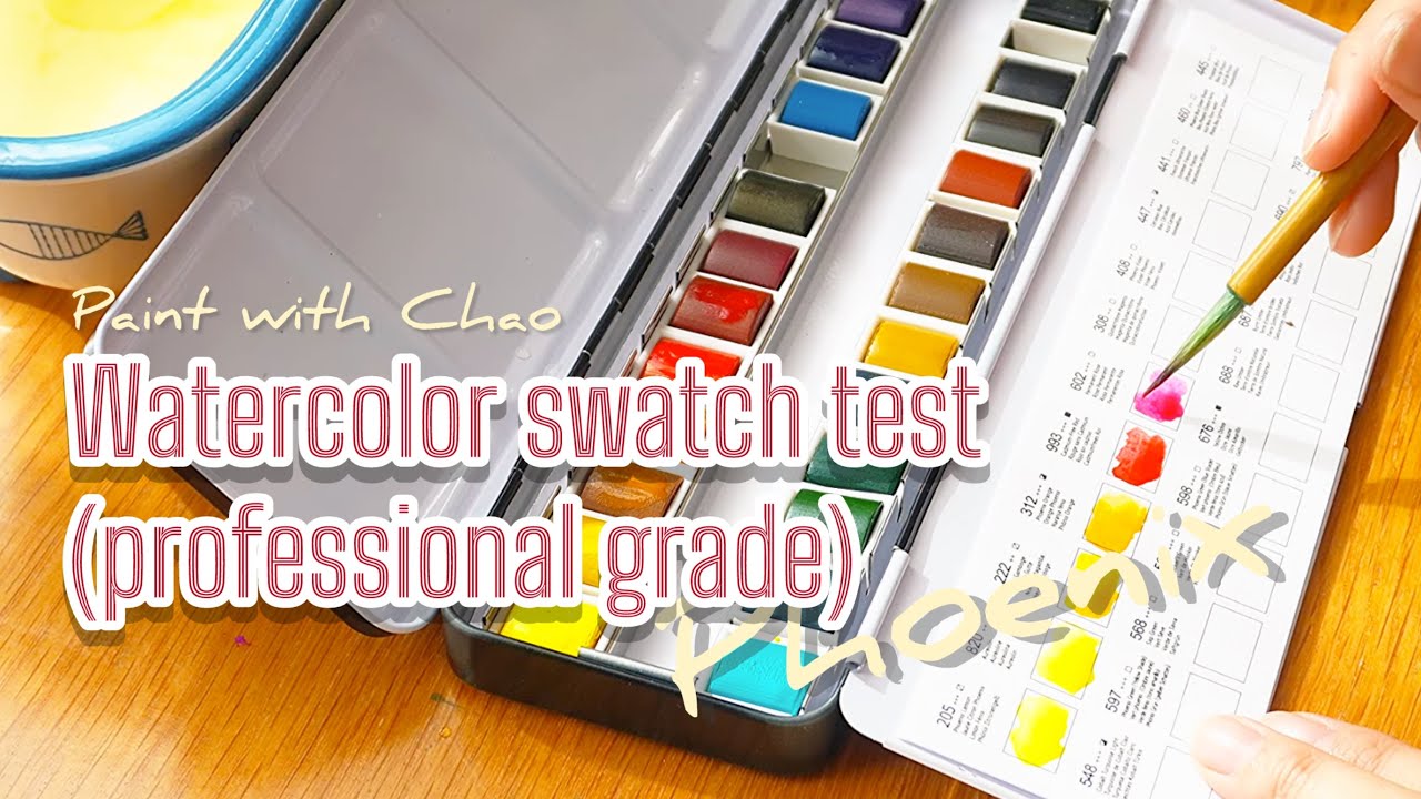 Trying Phoenix Professional Watercolor for the First Time 🎨