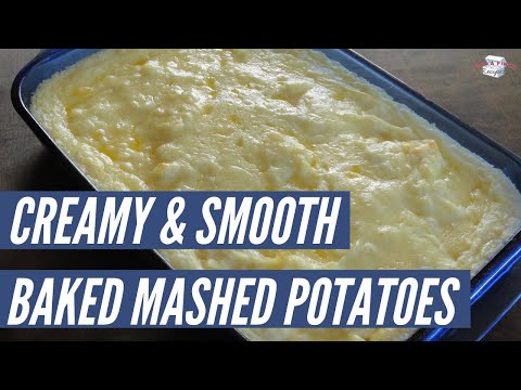 Creamy and Smooth Baked Mashed Potatoes | How to Make Baked Mashed Potatoes | Just A Pinch