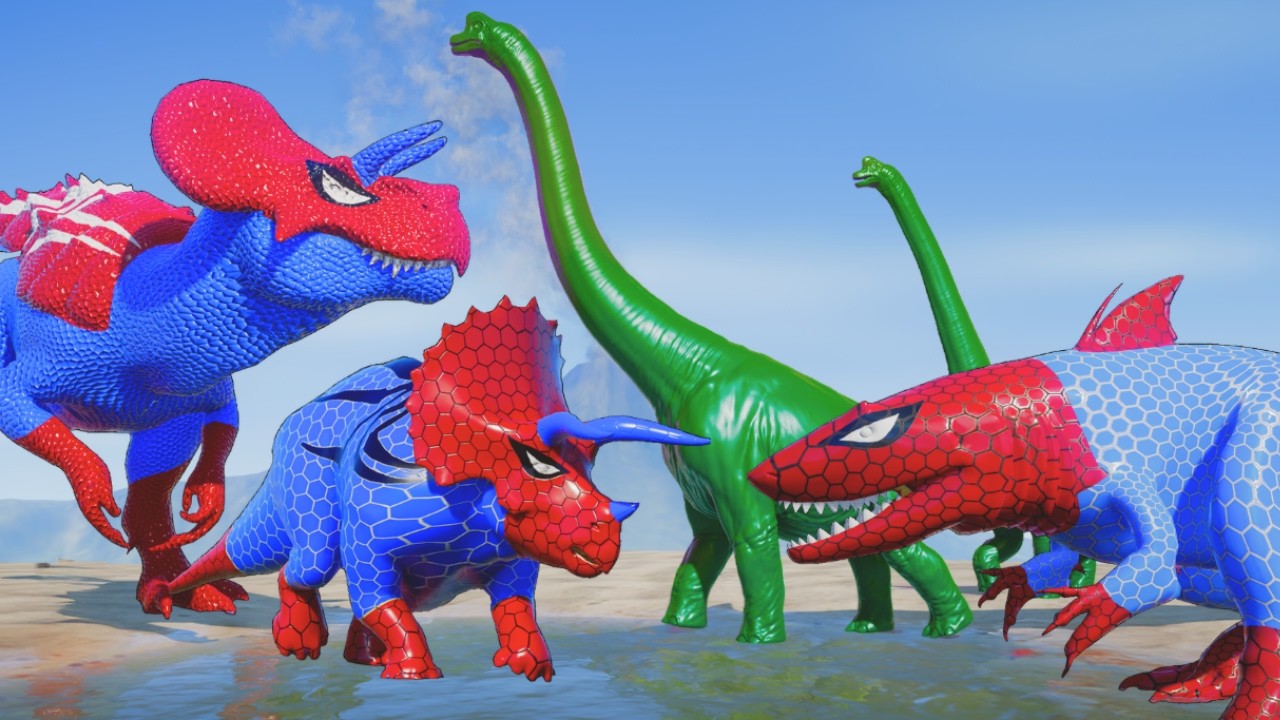 ALL Superhero Dinosaurs 🦖 Epic Battle Scenes #1 Jurassic World